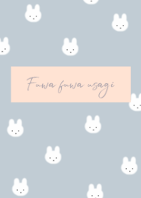 Fuwafuwa rabbit /pale blue