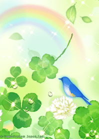 Clover carrying happiness