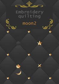 Embroidery quilting(moon2)