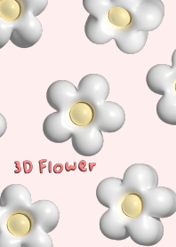 3D膨膨花朵