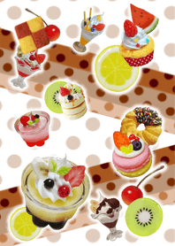 Fake sweets dot brown! Revised