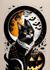 halloween cat ef1852