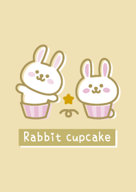Rabbit cupcake <Star> yellow