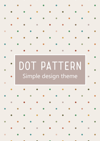 Adult fashionable dot pattern