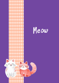 purple 仲良し猫ちゃん4