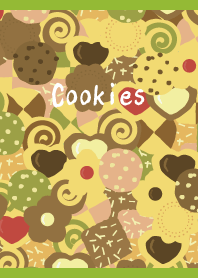 Cookie Festival on moss green