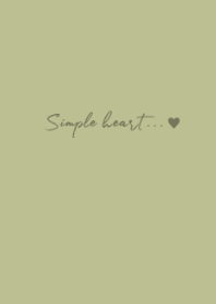 simple heart (pistachio)