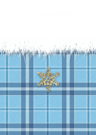 cute winter coordination snow crystal 2