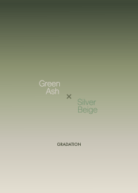 GreenAsh×SilverBeige <大人カラーリング>