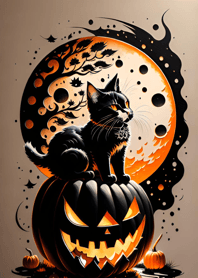 halloween cat 2710B2