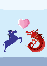 ekst Blue (Horse) Love Red (Dragon)