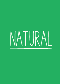 NATURAL green