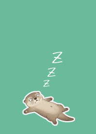 blue green かわうそくん02