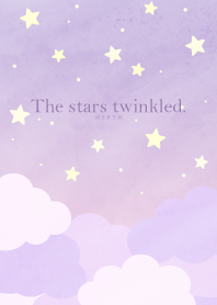 The stars twinkled - PURPLE 16