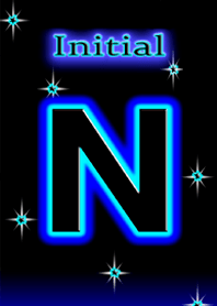ネオンイニシャル N