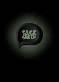 Sage Green Button In Black