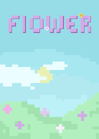Flower pixel art