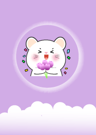 หนูขาว รักสีม่วง หน่วงทรัพย์