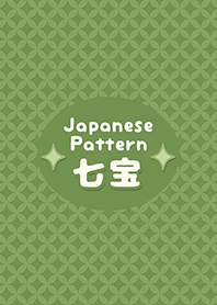 Japanese Pattern Shippou GREEN