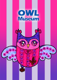 フクロウ 博物館 100 - Flower Owl