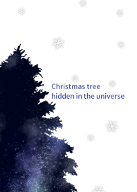 Christmas tree hidden in the universe