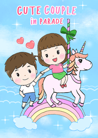 Cute Couple in Parade