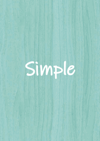 シンプルな木-ミントグリーン