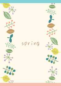 Spring flowers02 on P&B JP