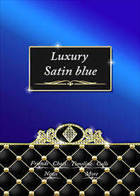 Luxury satin blue color