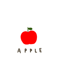リンゴだけ。シンプル。