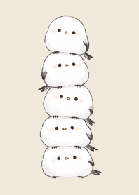 Shima Enaga Dango | Fluffy Beige#8