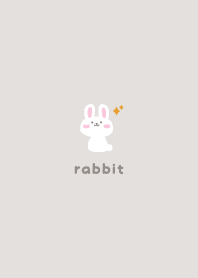 Rabbits2 Glitter - greige