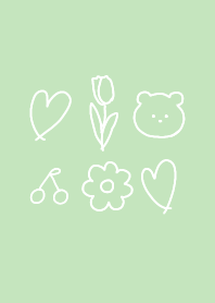 大人のおしゃれ着せかえ(pastelgreen)