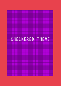 PURPLE CHECKERED THEMEj-RED