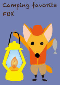 I love camping! Camp fox