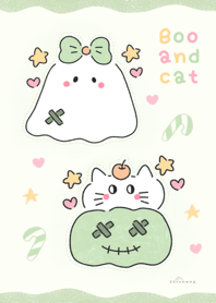 Boo and cat ^_^