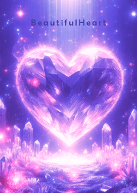 Beautiful Heart-PURPLE PINK 20