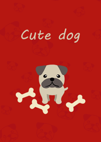 新年祝賀-巴哥犬