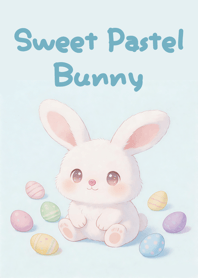 甜美粉彩兔兔 (Blue)