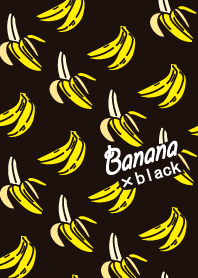 おしゃれバナナ柄♥black【Girls Fashion】