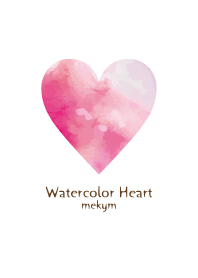Watercolor Heart. 9 -MEKYM-