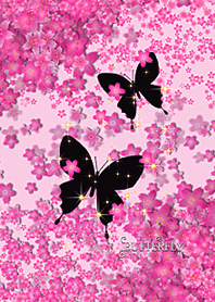Butterfly twins. Cherryblossom#54-1