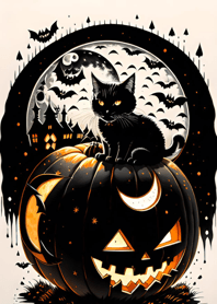 halloween cat D1b62F