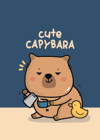 Capybara cute : Navy!