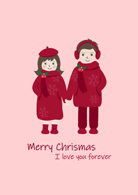 ไปเดินเล่นกัน˙คริสต์มาส(สีชมพู)