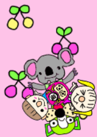 cute bear friend isa and mimi and dien