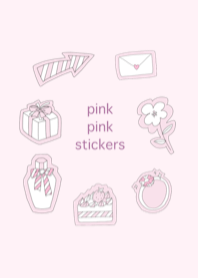 pink pink stickers