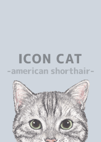 ICON CAT-American Shorthair-PASTEL BL/01