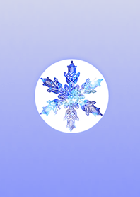 Snow light blue purple @ winter feature