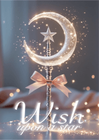Wish - Magical Crescent Moon Wand - 14